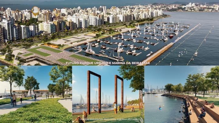 Futuro parque urbano e marina da Beira-Mar Norte, Florianópolis
