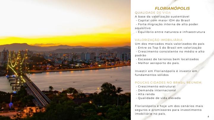 Mapa aéreo oficial — localização do Regency Square em relação à futura Marina e à Beira-Mar Norte, Florianópolis